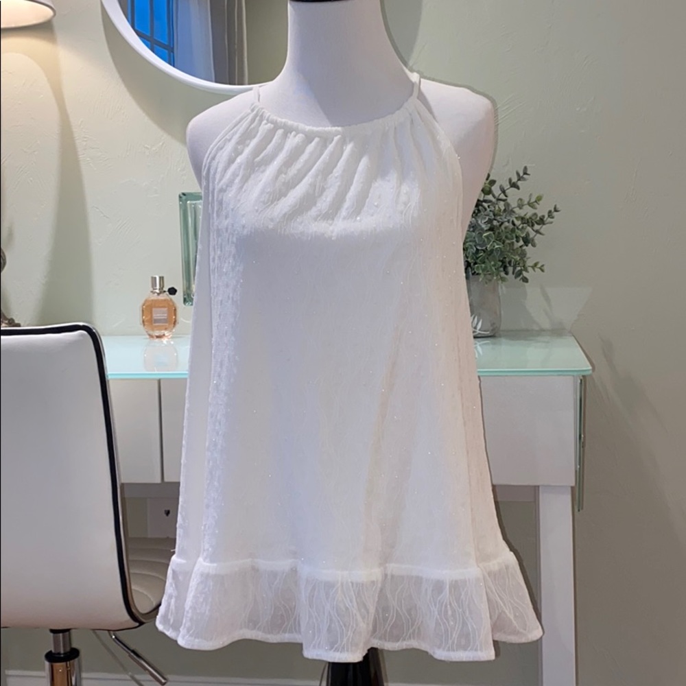 Beautiful tie back halter
